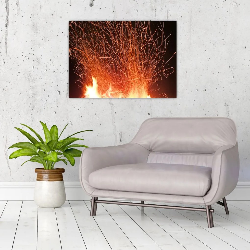 Tablou cu focul (70x50 cm)