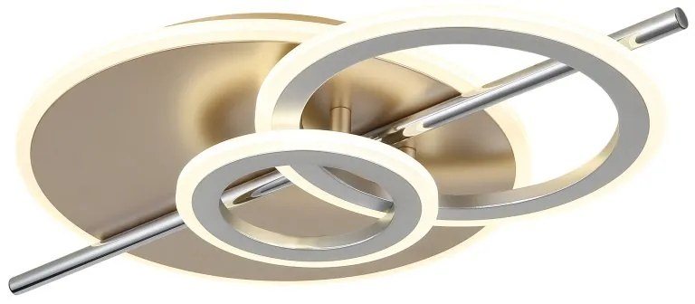 Plafoniera LED metal sampanie NORRIS