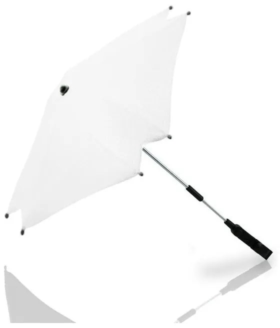 Umbreluta de soare ajustabila cu protectie solara UV 50+, pentru carucior bebelusi, alb, Bexa