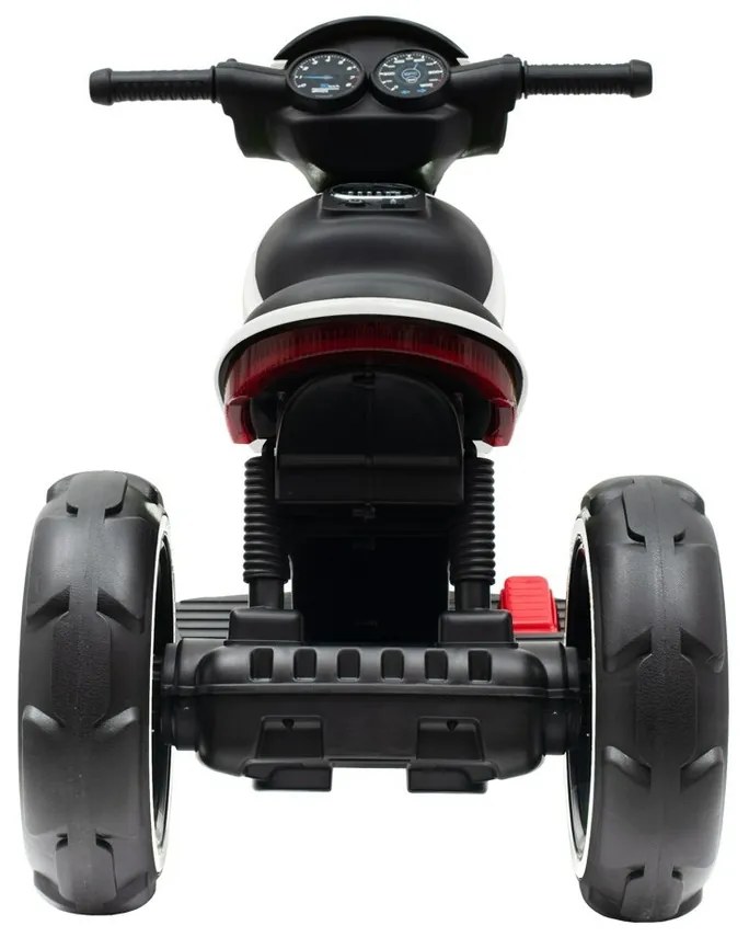 Motocicletă electrică pentru copii Baby Mix Raftnegru și alb, 100 x 50 x 61 cm