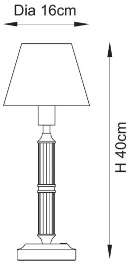 Lampă LED reîncărcabilă dimabilă de masă Endon 114838 MORTON LED/1,5W/5V alamă/verde