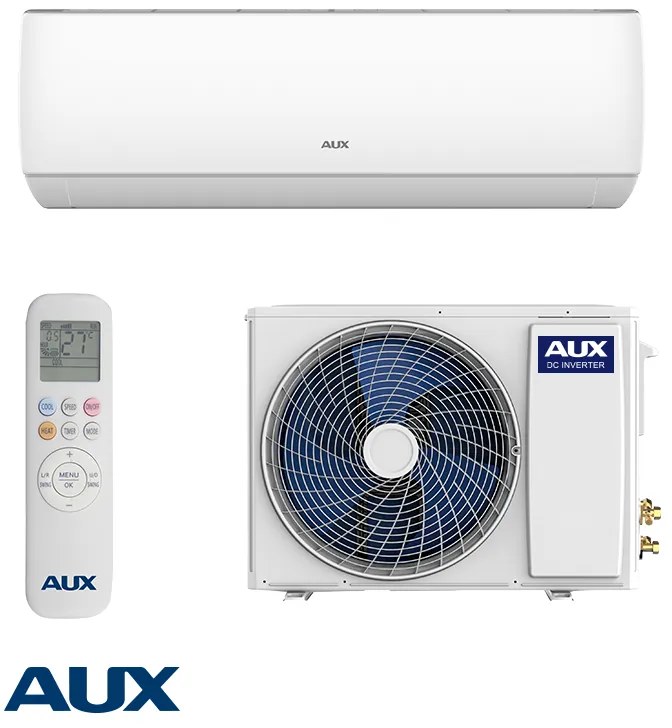 Aparat de aer conditionat inverter AUX J-Smart ASW-H09B5C4/JOR3DI-C3, 9000 BTU, 19 m², A++, Wi-Fi, R-32, Alb