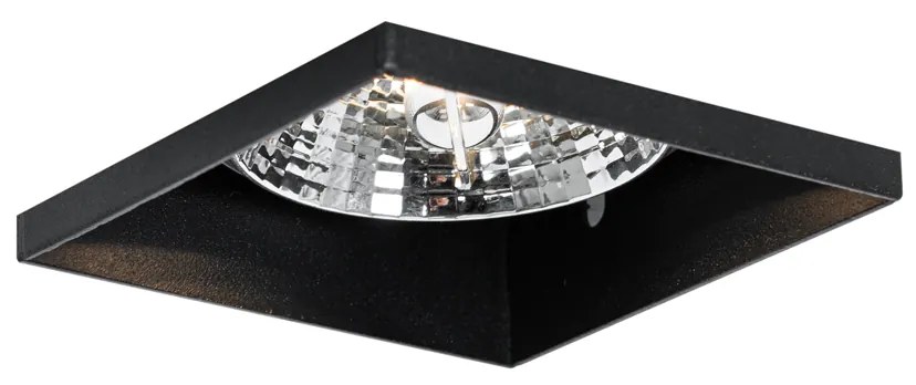 Set de 6 spoturi incastrate negre GU10 70mm fara rama - Oneon