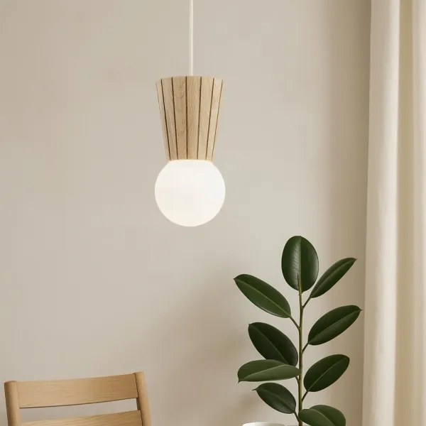 Argon 8951 - Pendul VOLANTE pentru baie pe cablu, 1xG9/6W/230V, IP44, bej