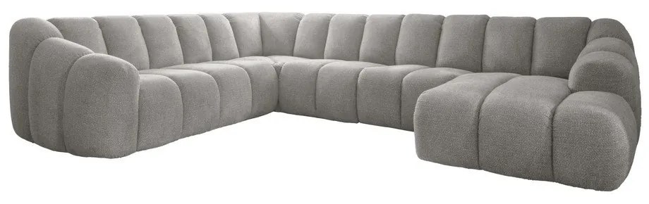 Colțar gri deschis (cu colț pe partea stângă/în formă de "U") Shell – Miuform