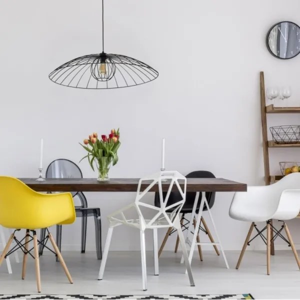 Lustră pe cablu BARBELLA 1xE27/60W/230V d. 80 cm