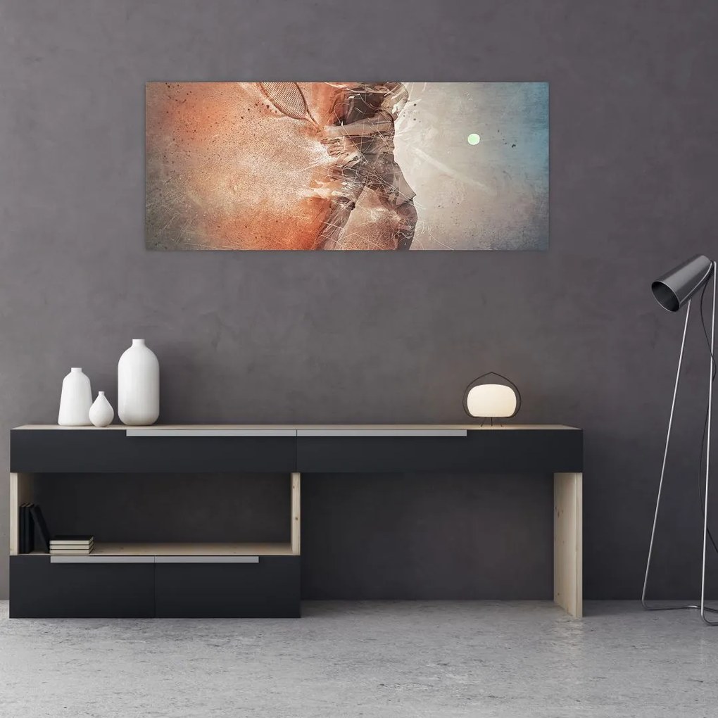 Tablou - Jucător de tenis (120x50 cm)