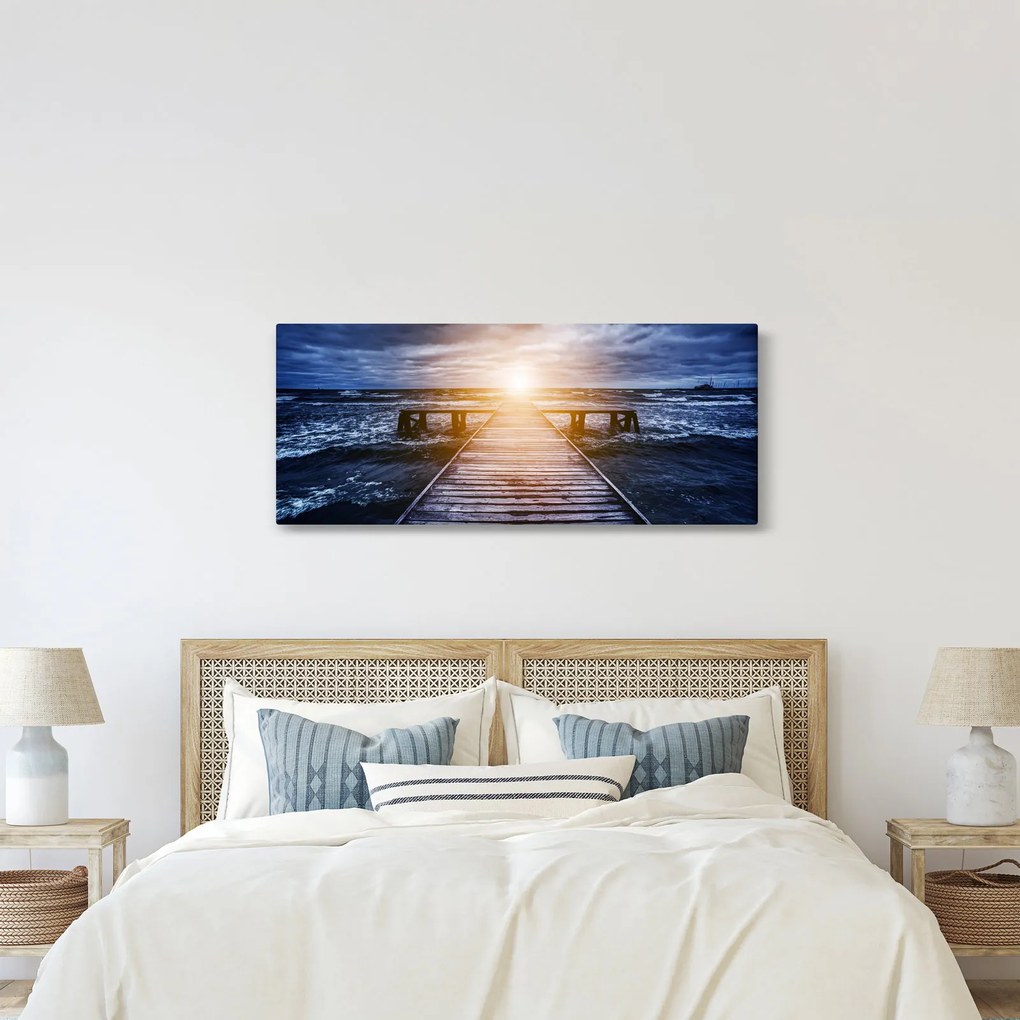 Tablou cu mol însorit (120x50 cm)