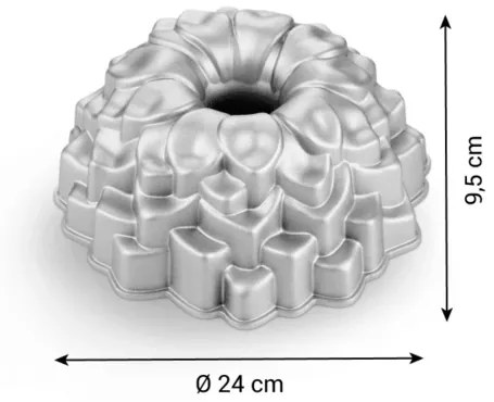 Formă de chec înaltă Tescoma DELÍCIA,diam. 24 cm, bujor