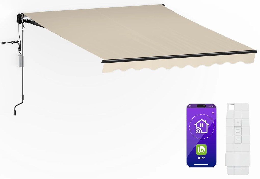 Copertină CloudShade, Control inteligent, Protecție UV, Montaj pe perete