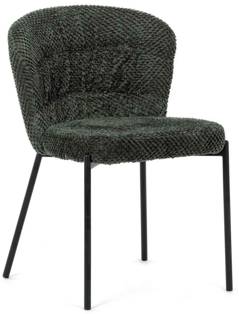 Set de scaune de sufragerie Bouclé CT-W1077 GRN2,4 buc