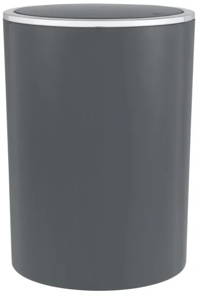 WENKO 25146100 - Coș INCA, 18,5 x 25,5 cm, antracit/crom lucios