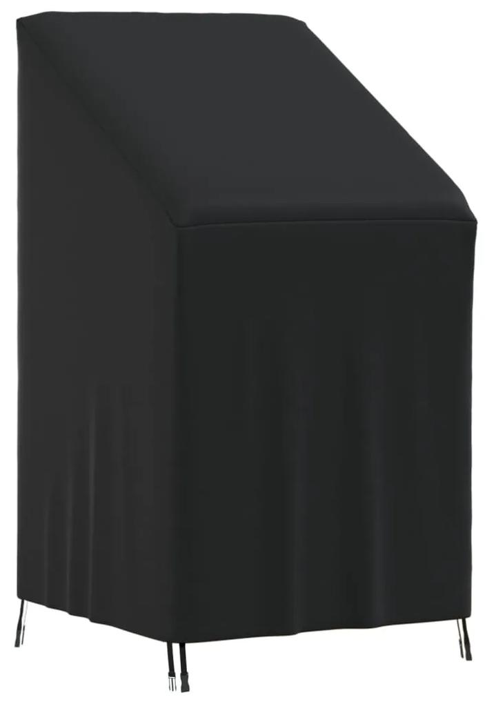 Husa scaun de gradina, negru, 70x70x85 125 cm, Oxford 420D