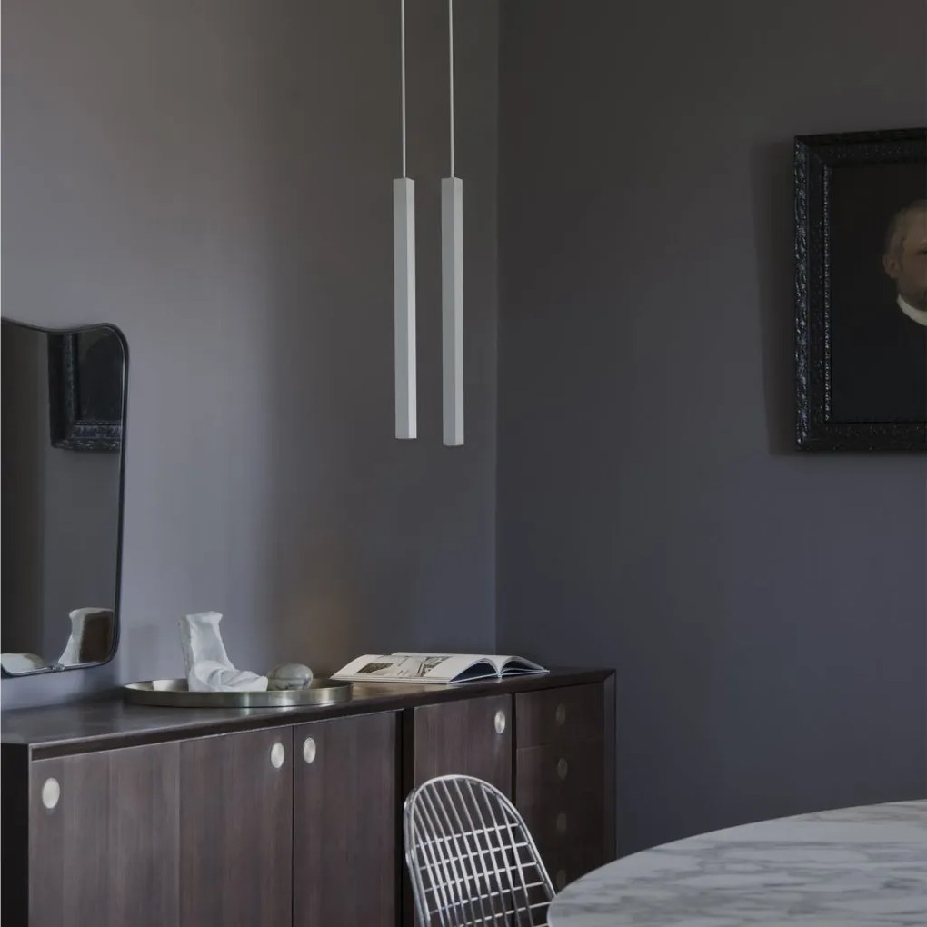 Pendul modern minimalist LOOK SP1 SQUARE D40 H400 OTTONE