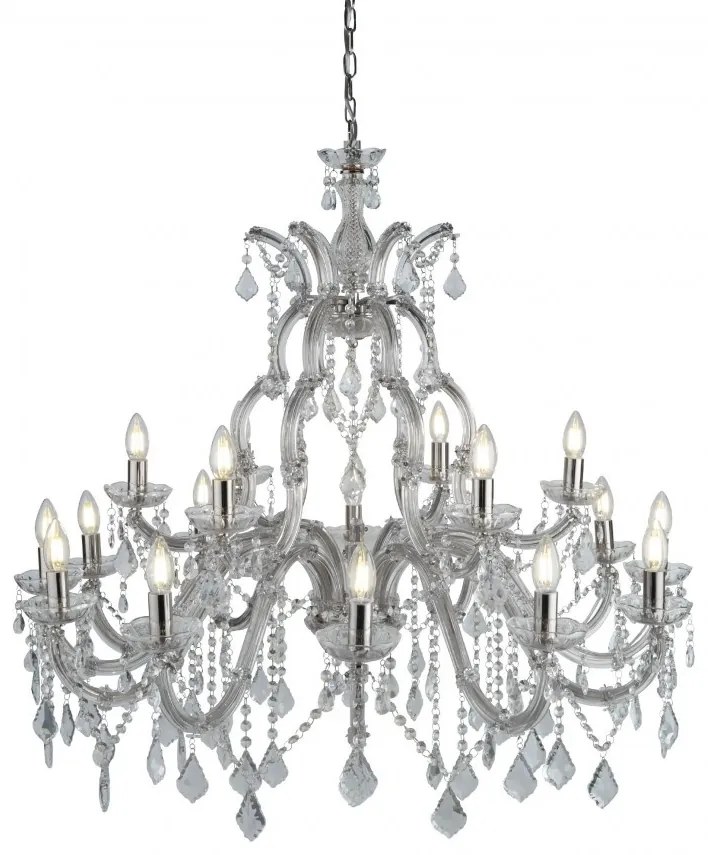 Candelabru XXL casa scarii design clasic Marie Theresea 18L 3314-18 SRT