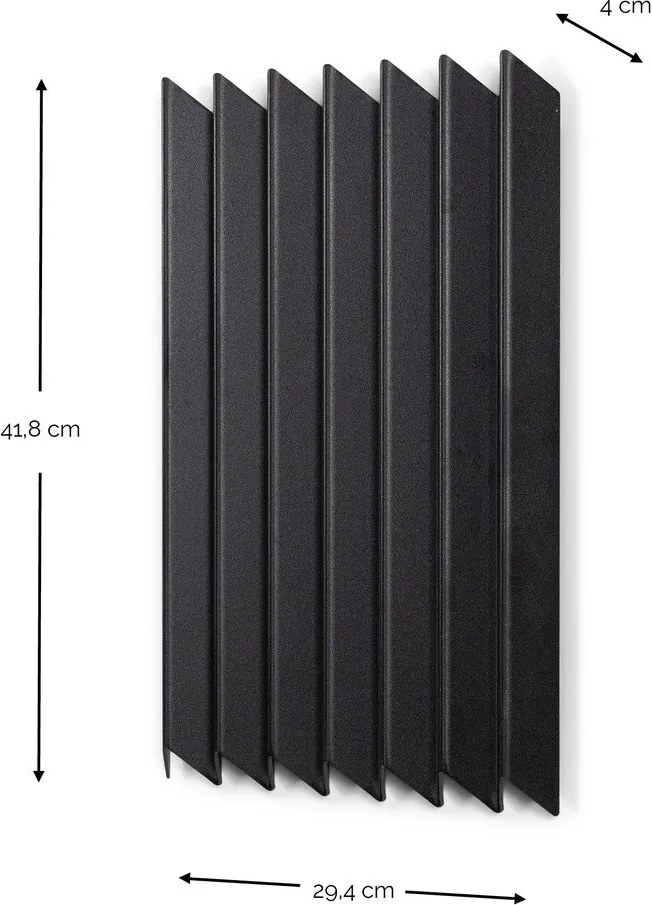 Cuier de perete teracotă din metal 29 cm Sensu – Spinder Design