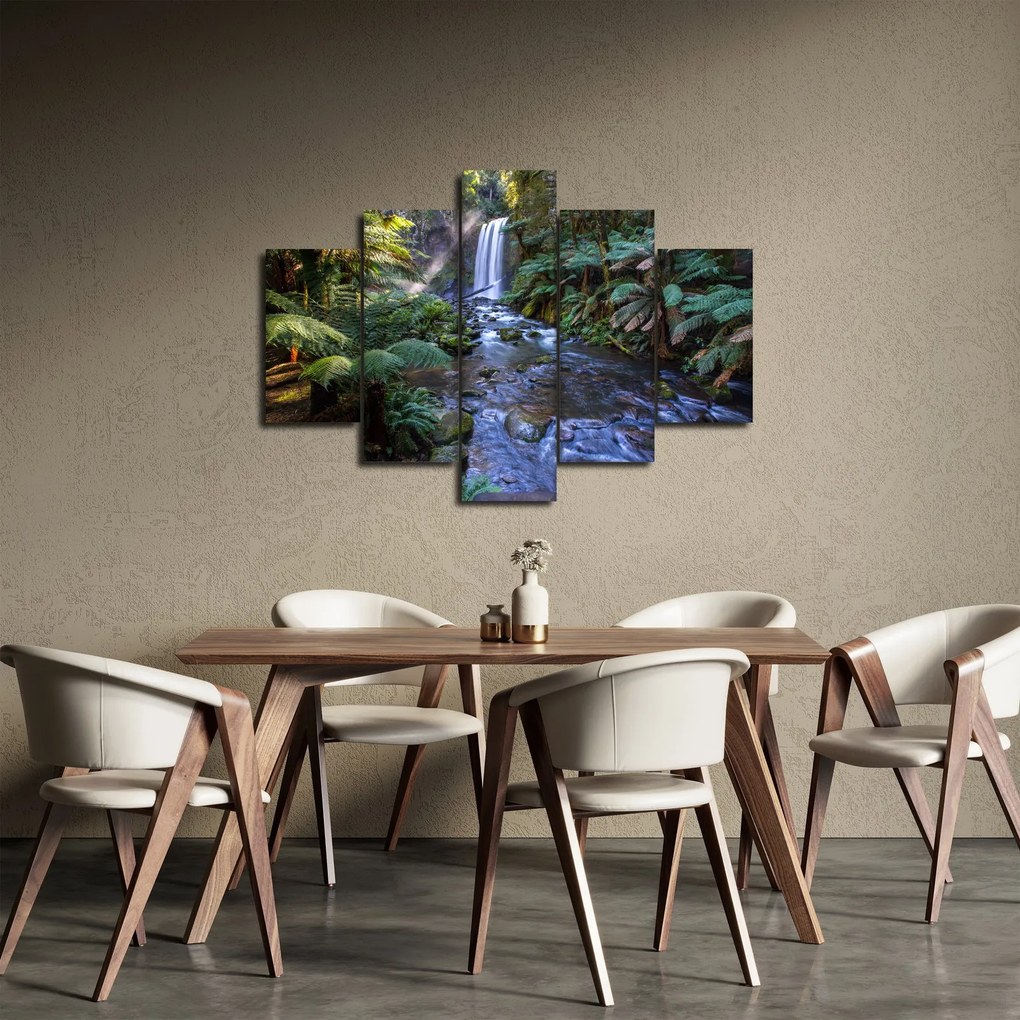 Tablou cu pădurea ploilor din Austalia (150x105 cm)