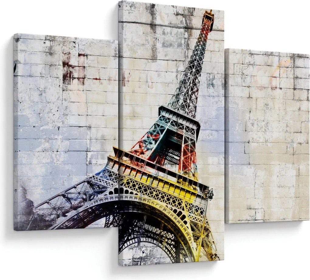 Tablou - Arta digitală a Turnului Eiffel (90x60 cm)