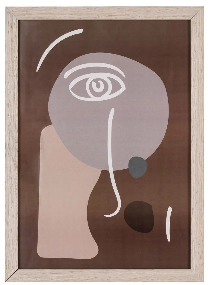 Set de artă de perete Madison, natural, 3 piese