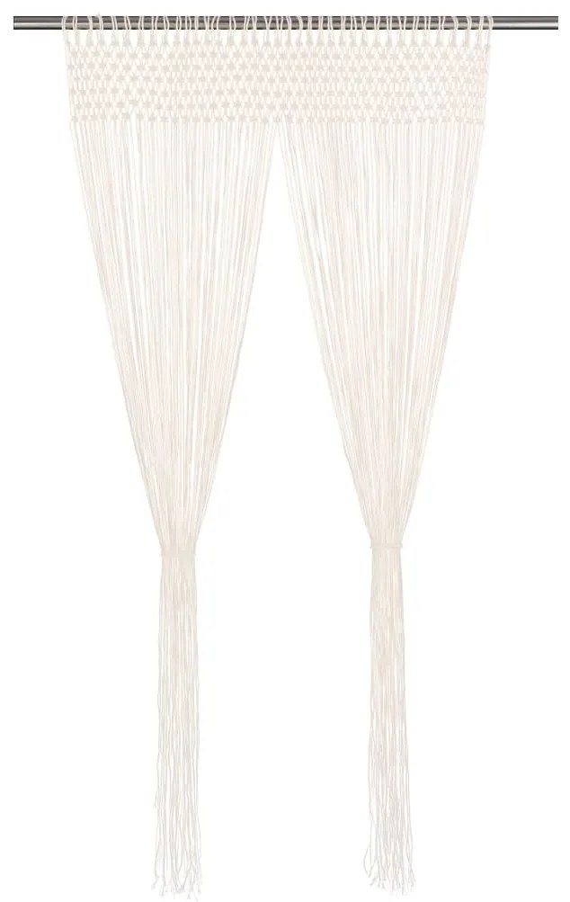vidaXL Perdea macrame, 140 x 240 cm, bumbac