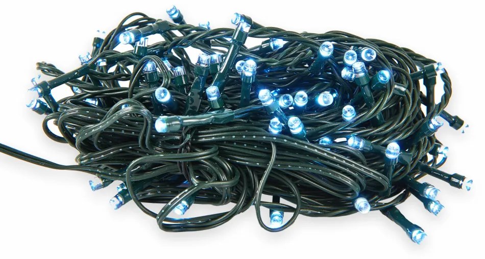 Sir luminos 100 leduri, 10 metri, 7 programe, 3.6W, lumina rece, Kobi