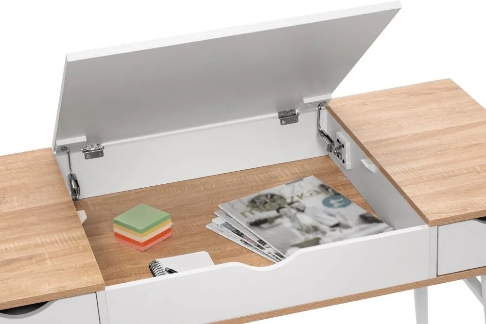 Birou de birou scandinav LOFT cu sertare