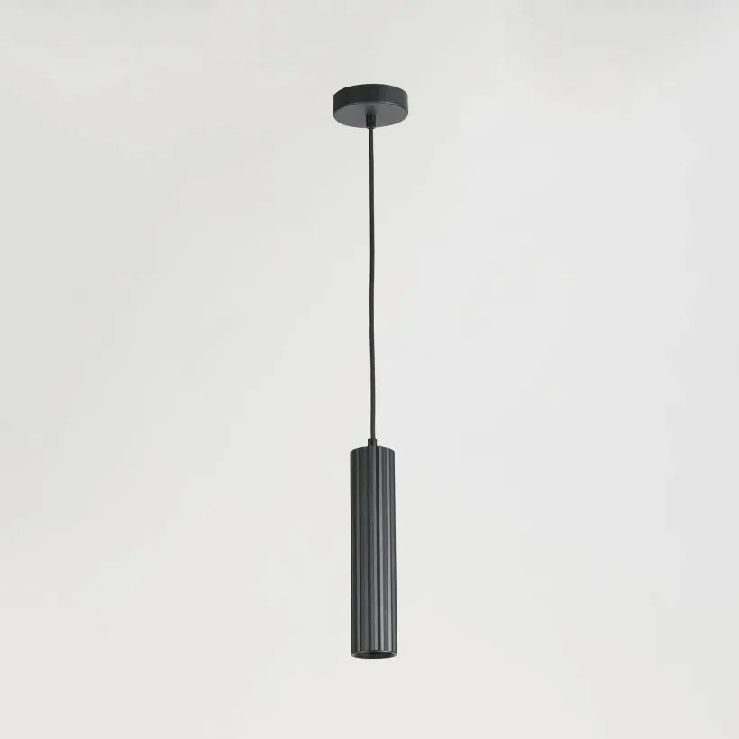 Pendul din aluminiu canelat Anna negru