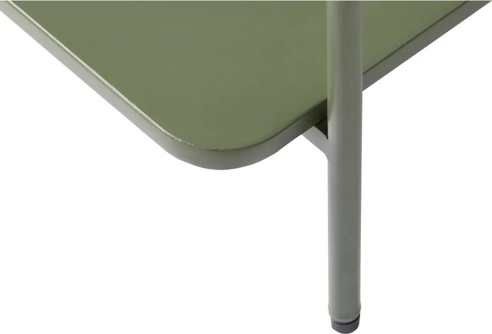 Măsuță de cafea verde din metal 75x75 cm Yuba – Unique Furniture