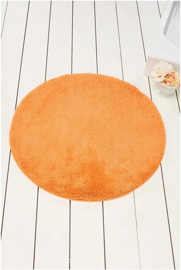 Covor de baie Colors of Cap, ⌀ 90 cm, portocaliu