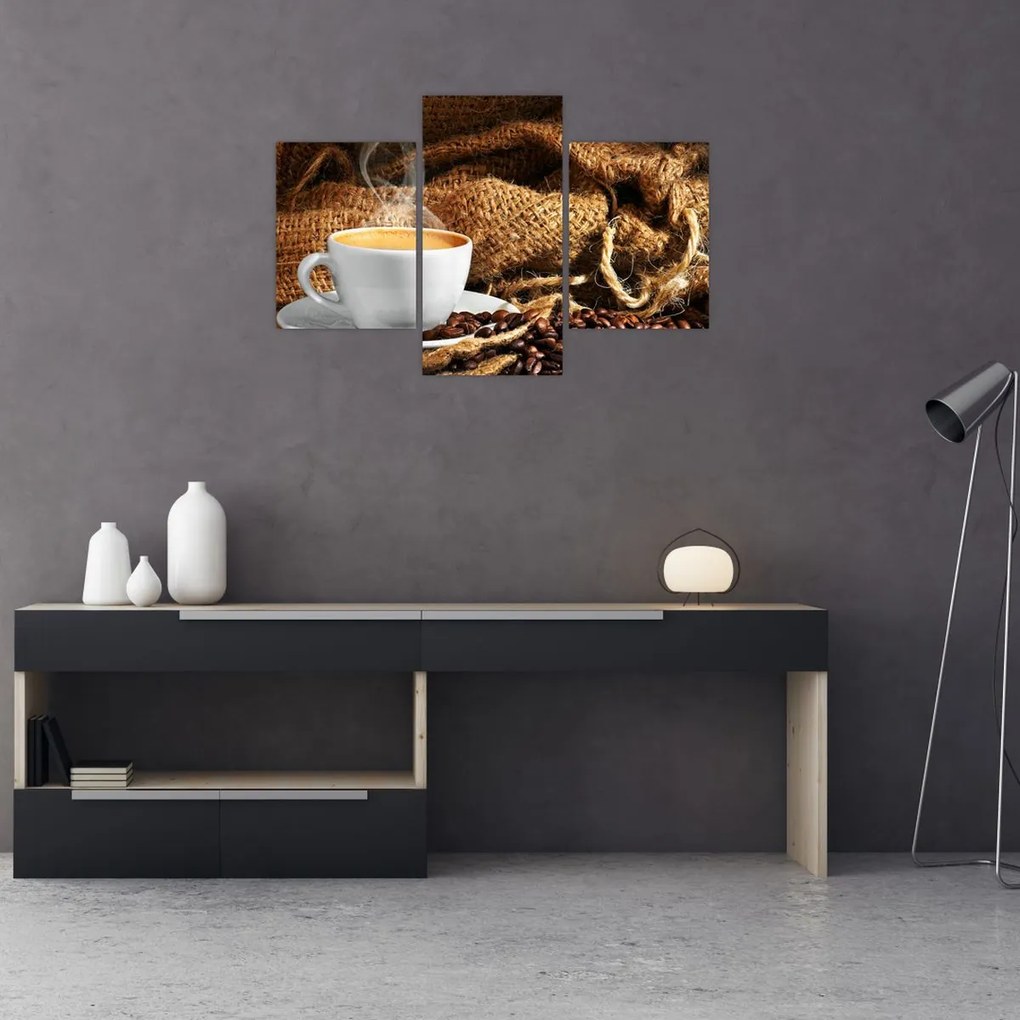 Tablou - O ceașcă de cafea (90x60 cm)