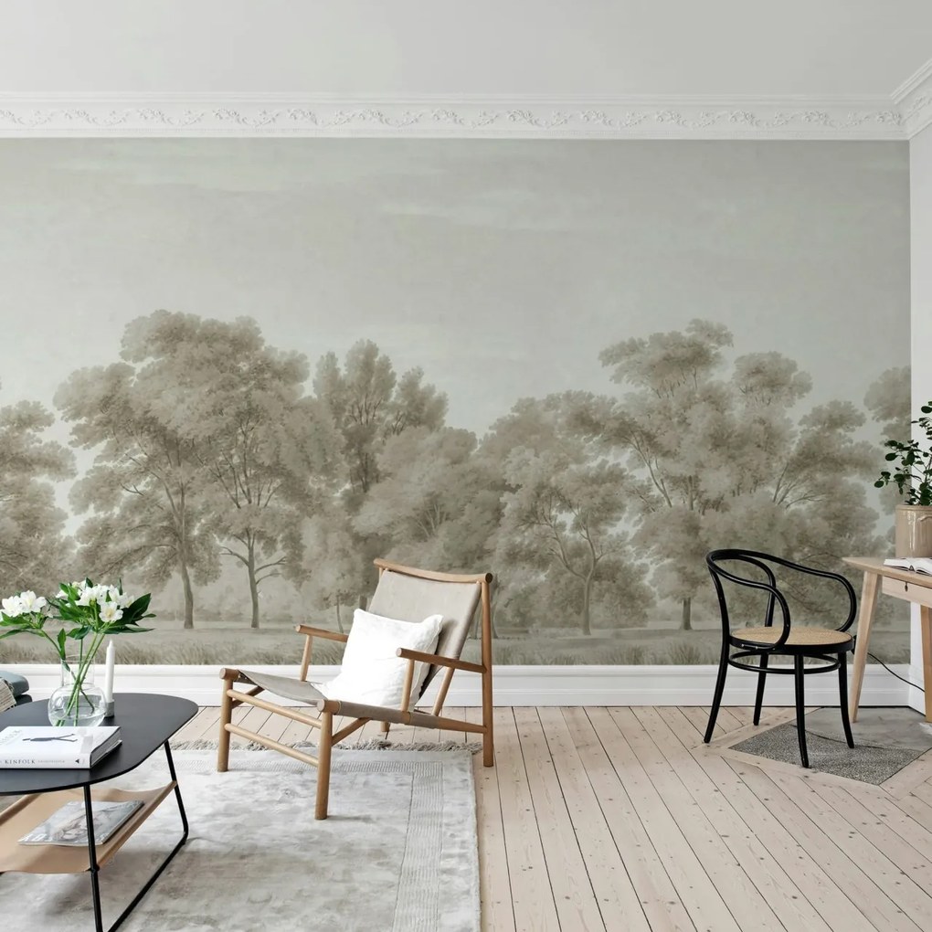 Fototapet, Whispering Forest, Beige, Rebel Walls