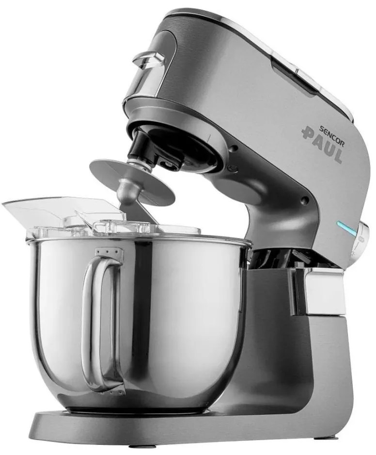 Robot de bucătărie cu castron din oțel inoxidabil Sencor 1700W/230V crom mat