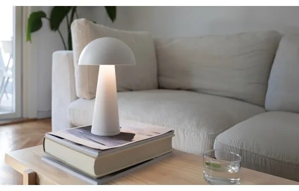 Lampă LED reîncărcabilă dimabilă Markslöjd 108656 FUNGI LED/1,5W/5V IP44 alb