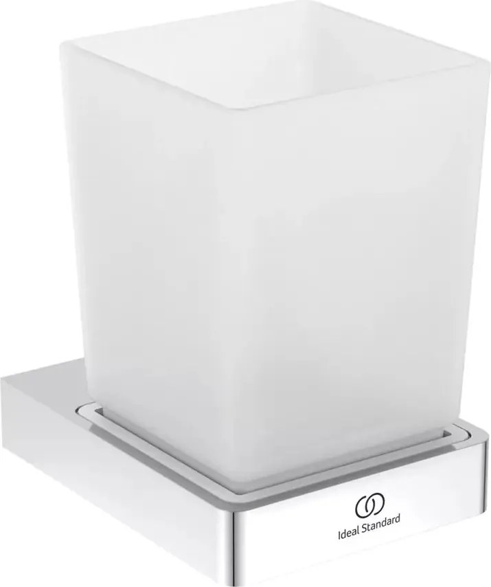 Suport periute de dinti Ideal Standard Atelier Conca patrat crom lucios