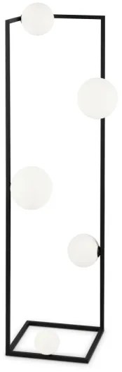 Lampadar LED Ideal Lux ANGOLO 5xG9/3W/230V negru