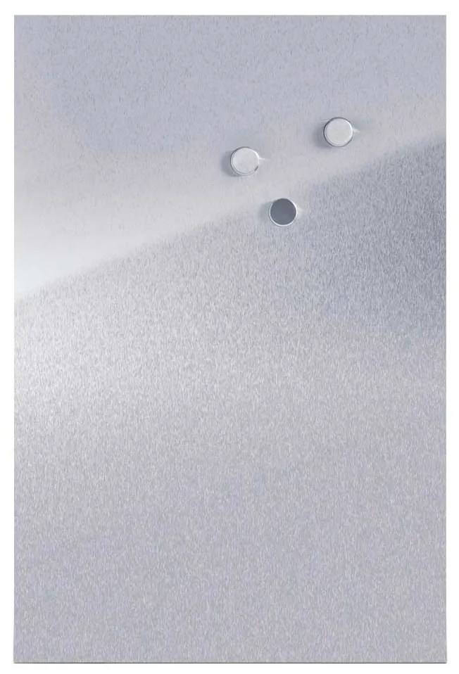 Tabla magnetica din inox, Argintiu, 60x40 cm, Zeller