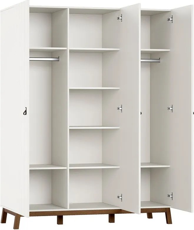 Șifonier de copii bej 149x196x58 cm Sezane – Vipack