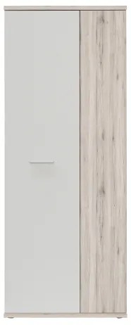 Comodă/Pantofar SIMO albă/taupe