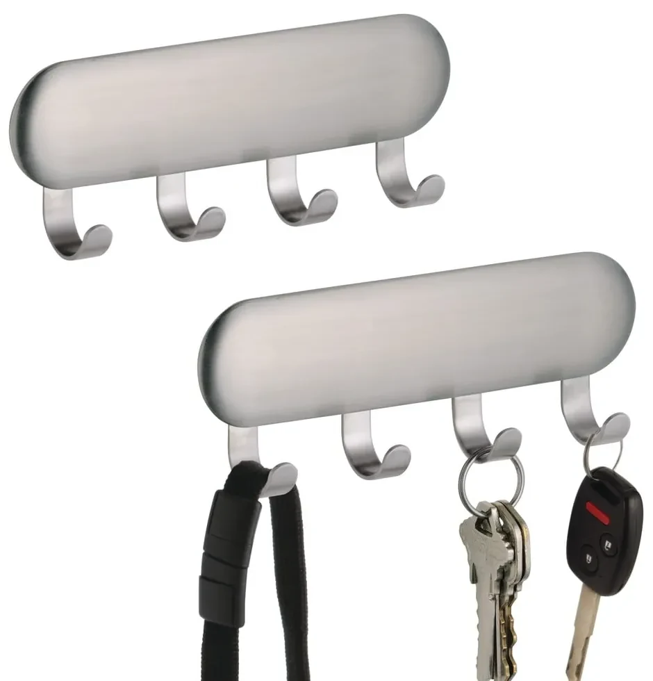 Cuier autoadeziv pentru chei iDesign Forma, 5,5 x 14 cm