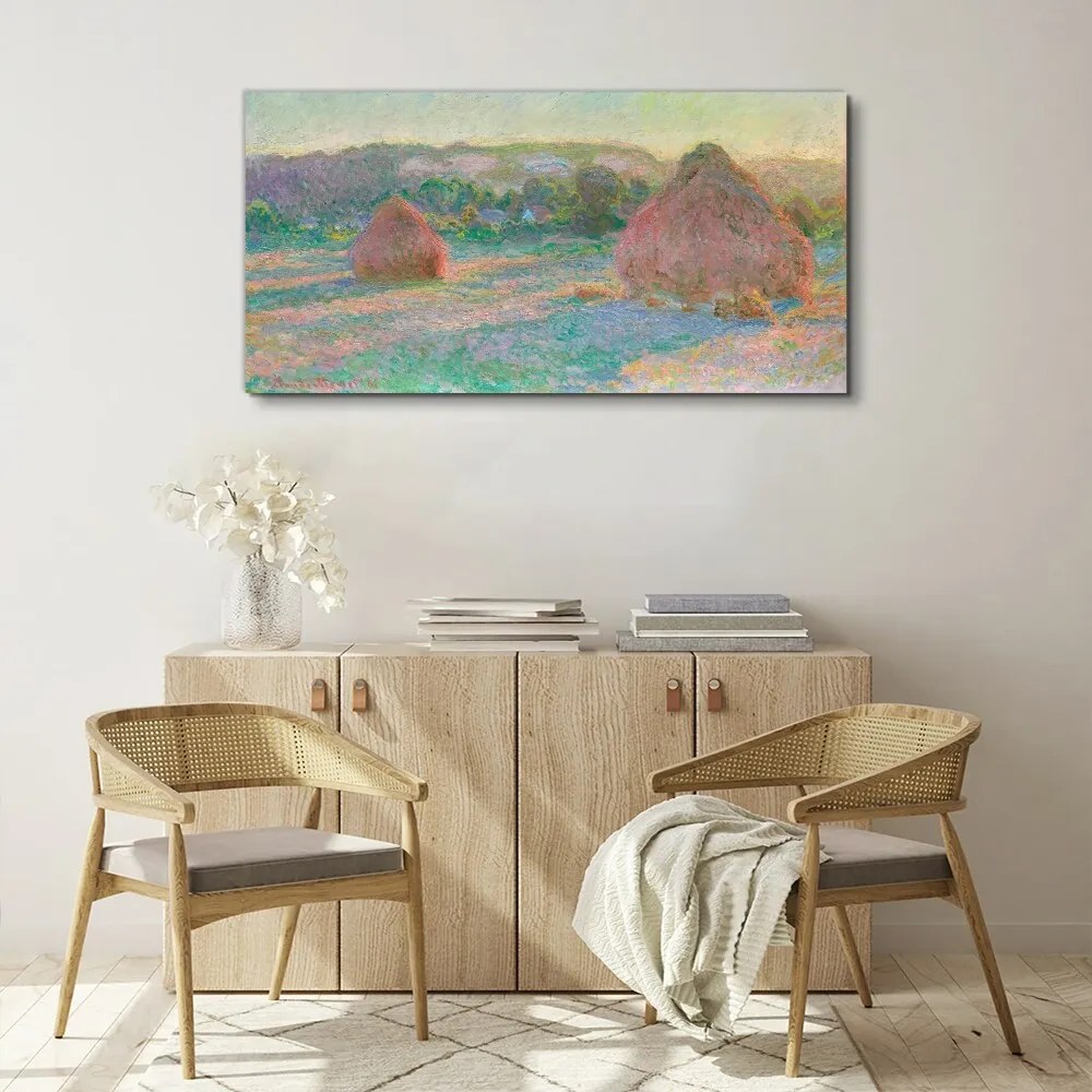 Tablou canvas Căpioare de fân Monet