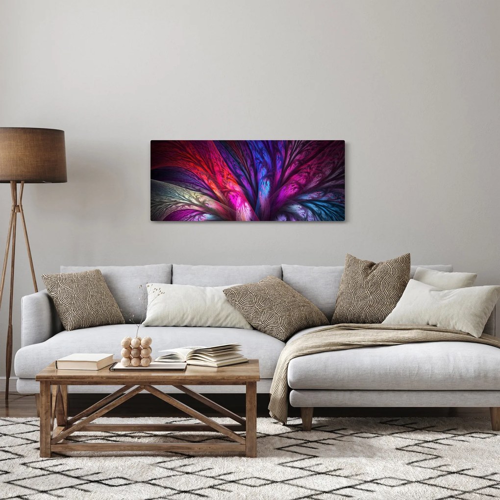 Tabloul abstract cu copacul (120x50 cm)