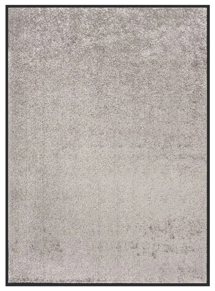 vidaXL Covoraș de ușă, gri, 60x80 cm