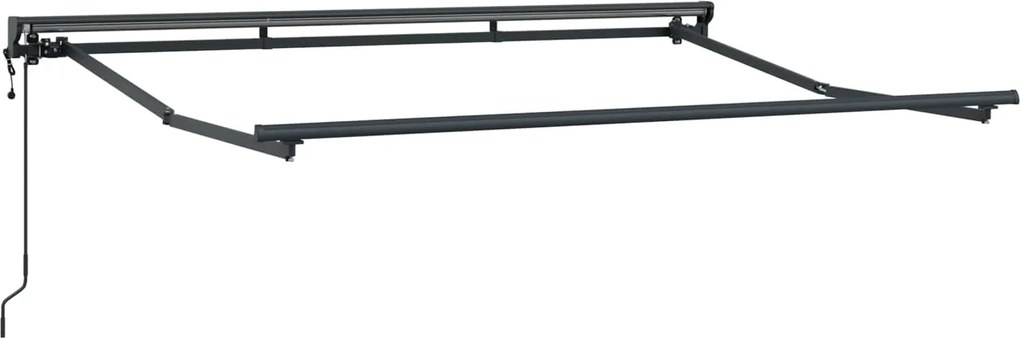vidaXL Cadru copertină retractabil electric Antracit 3 x 2 m Oțel