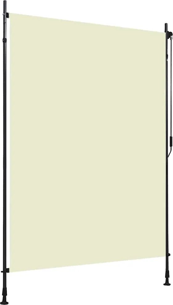 vidaXL Jaluzea tip rulou de exterior, crem, 150 x 270 cm