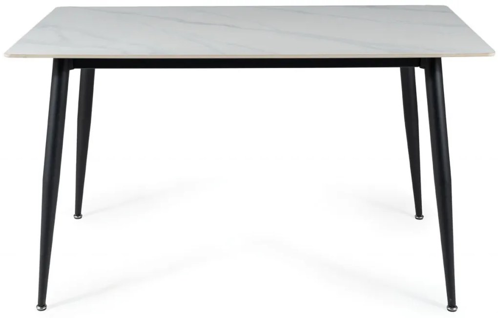 Masa Rion alb/negru L130xl70 cm