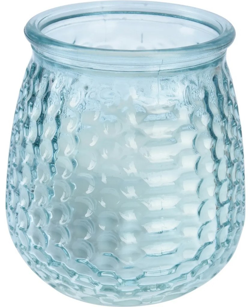 Lumânare repelentă Citronella, albastru, 160 g, 10x 10 cm