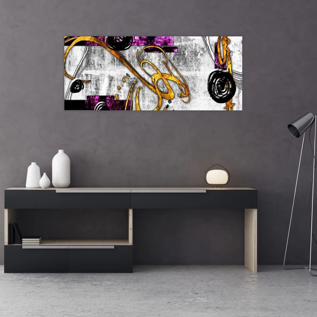 Tablou abstracției (120x50 cm)