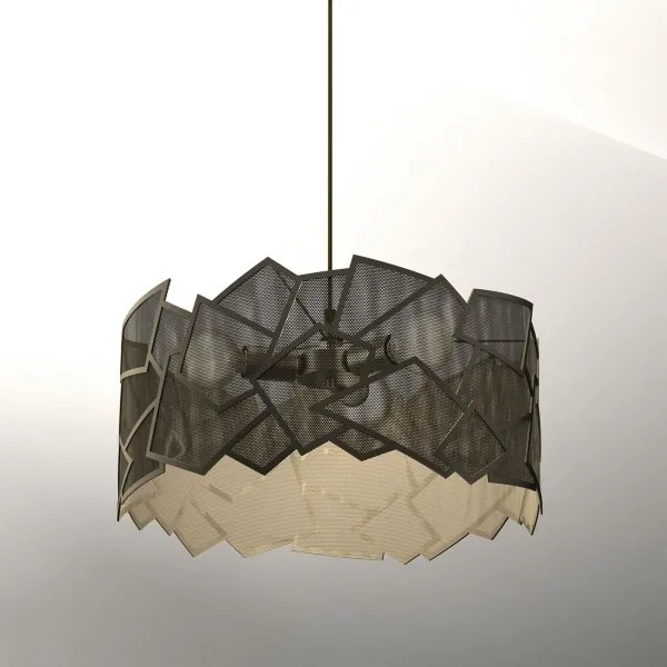 Lustră pe cablu CAMO 3xE27/15W/230V auriu