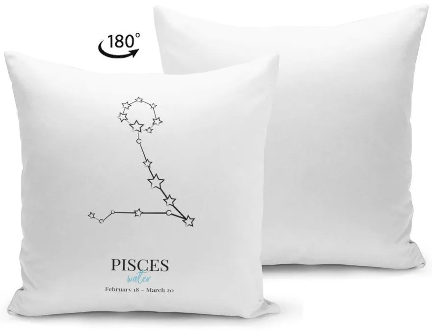 Pernă cu umplutură Kate Louise Pisces, 43 x 43 cm