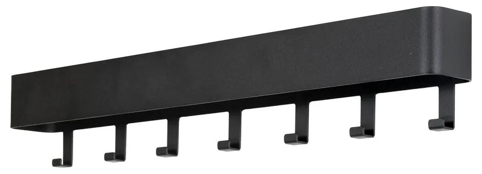 Cuier de perete negru cu raft din metal Dax Play – Spinder Design